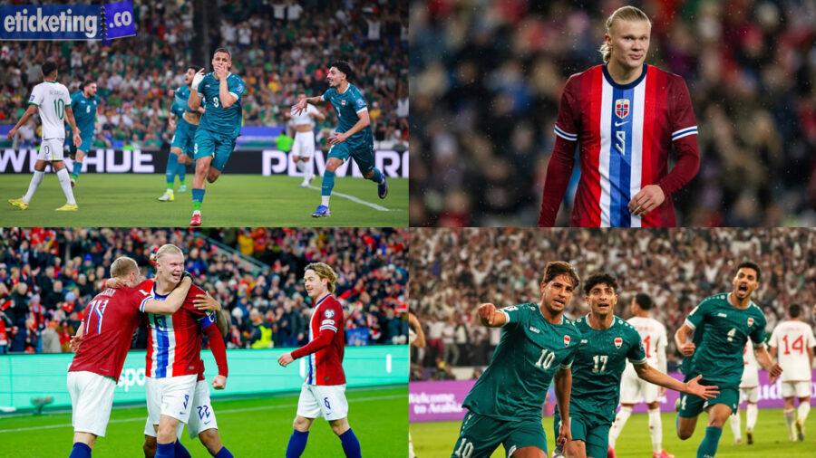 Iraq Vs Norway Tickets | Football World Cup Tickets | FIFA 2026 Semi Final Tickets