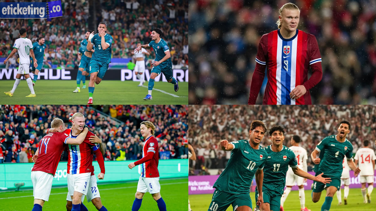 Iraq Vs Norway Tickets | Football World Cup Tickets | FIFA 2026 Semi Final Tickets