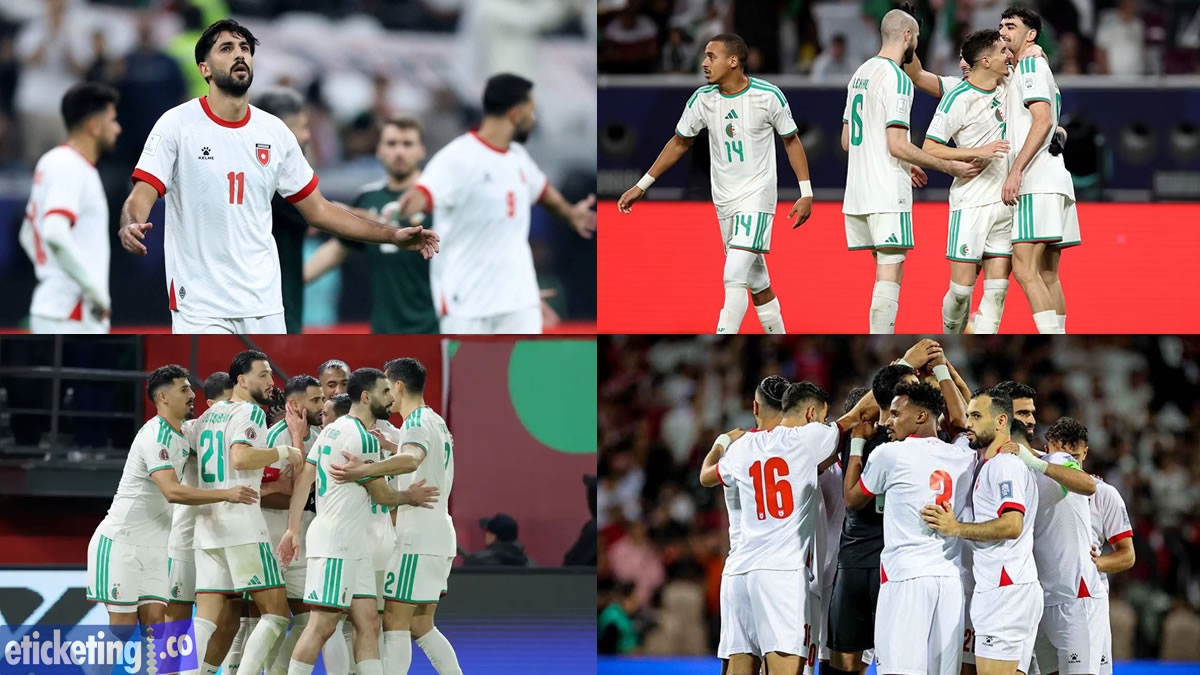 Jordan vs Algeria Tickets | Soccer World Cup Tickets | FIFA World Cup Tickets | FIFA 2026 Tickets | Football World Cup Tickets |