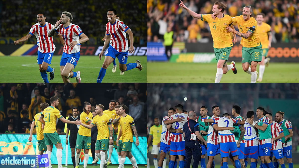 Paraguay Vs Australia Tickets | Soccer World Cup Tickets | FIFA World Cup Tickets | FIFA 2026 Tickets | Football World Cup Tickets |