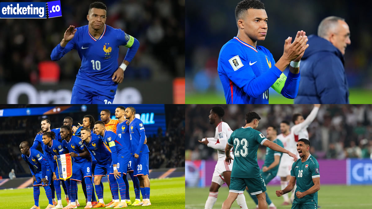 France Vs Iraq Tickets,