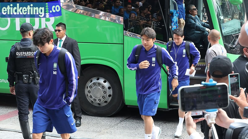 South Korea vs Czechia Tickets: South Korea arrive at Mexico base camp ahead of World Cup