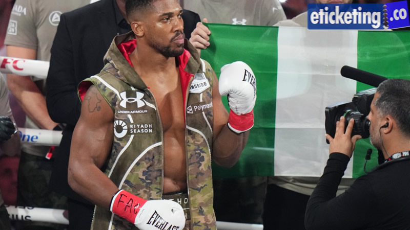 Joshua Vs Fury Tickets | Anthony Joshua Tickets