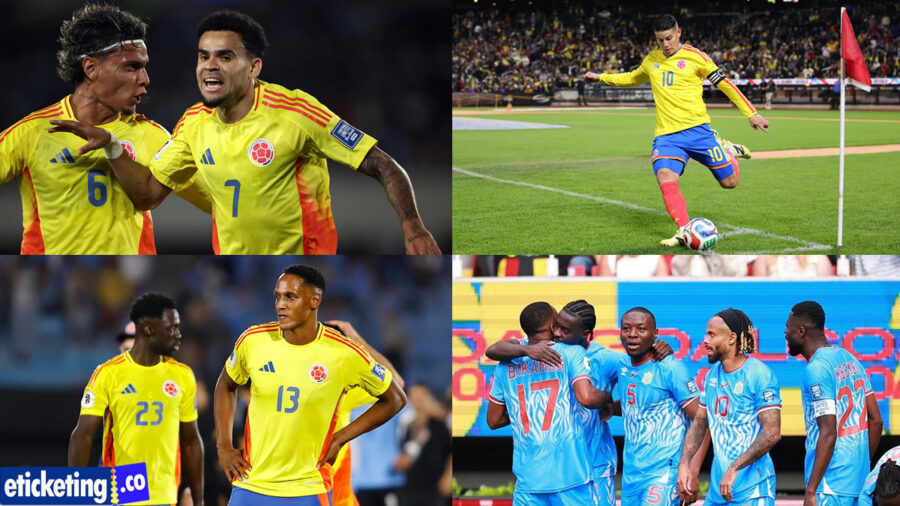 Colombia Vs Congo DR Tickets