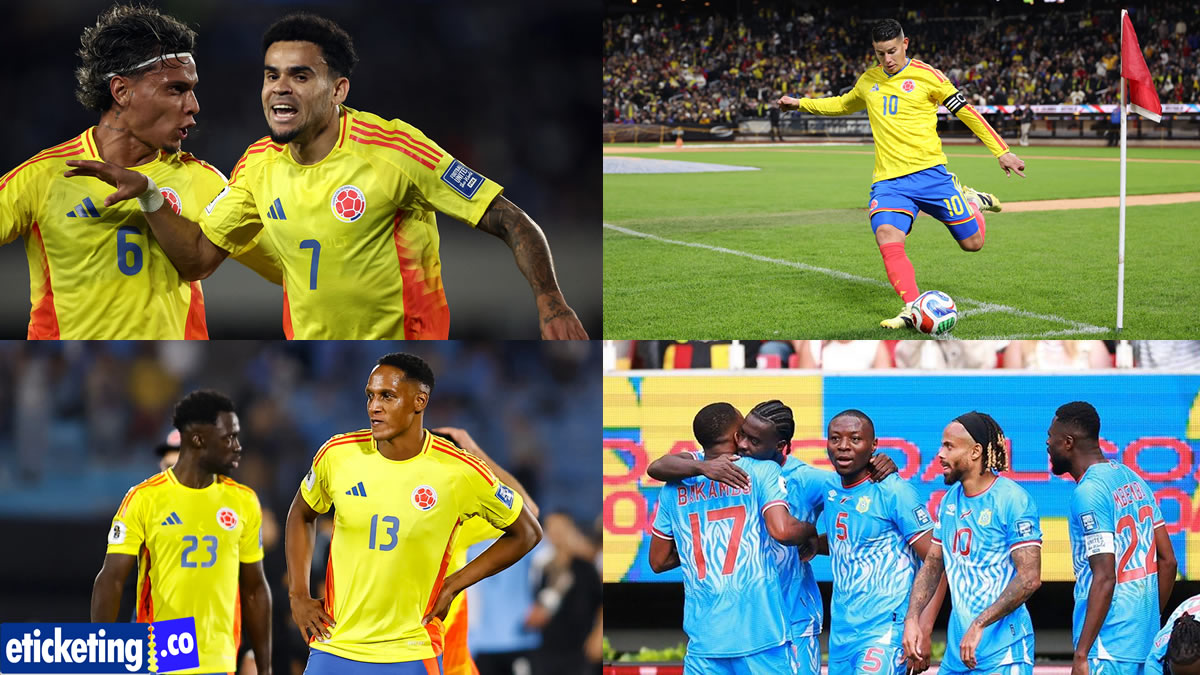 Colombia Vs Congo DR Tickets