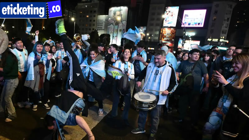 FIFA World Cup Final Tickets: Massive Crowds of Argentine Fans Celebrate Semifinal Success