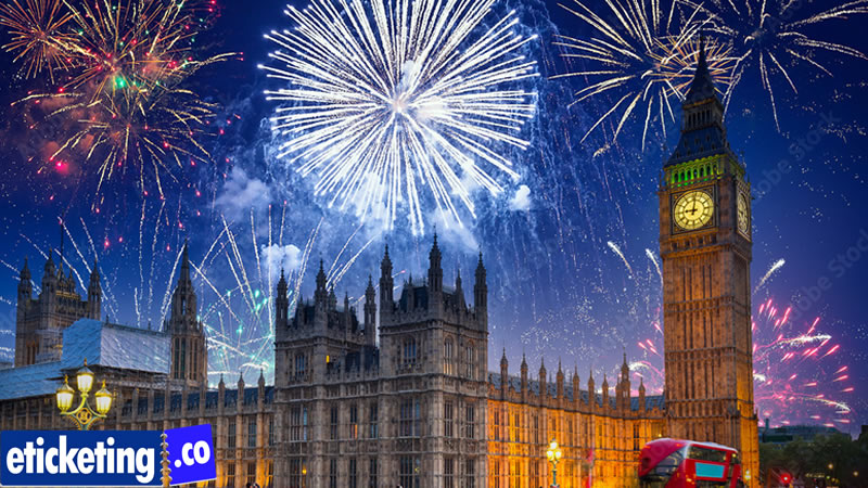 London New Year Eve Fireworks 2026 Tickets