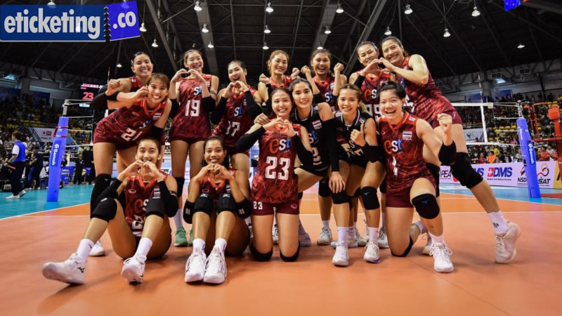 LA 28 Tickets: Thai Volleyball Team Pushes for Olympic Berth Ahead of LA 2028
