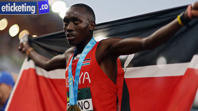 Summer Games 2028 Tickets: Kiprono Eyes LA 2028 Olympic Spot After Record Breaking Gold