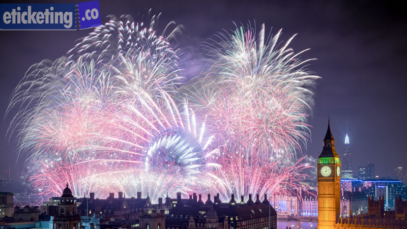 London New Year Eve Fireworks Guide and Viewing Zones