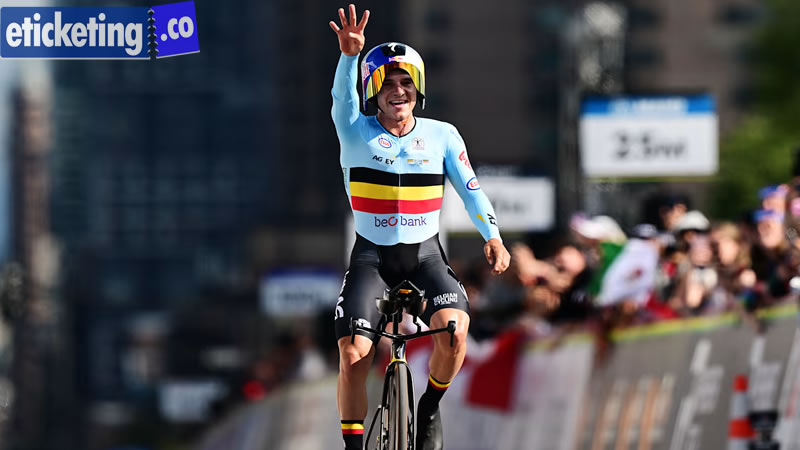 Olympic Cycling Road Tickets: Remco Evenepoel studies LA 2028 time-trial track