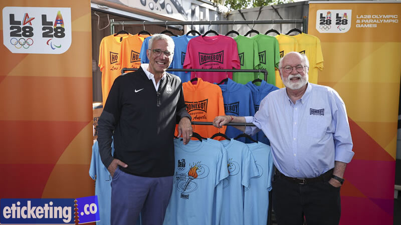 LA 2028 Tickets: Homeboy Industries aids start of program for LA28 Olympic merchandise