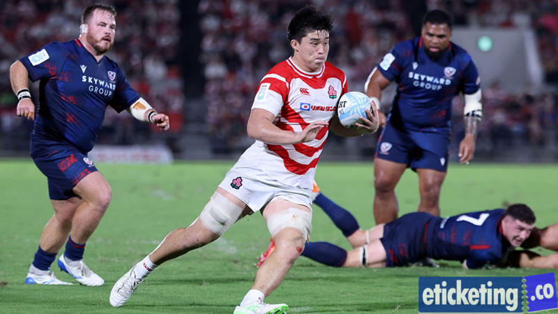 Rugby World Cup Tickets | Japan Vs USA Tickets | RWC 2027 Tickets