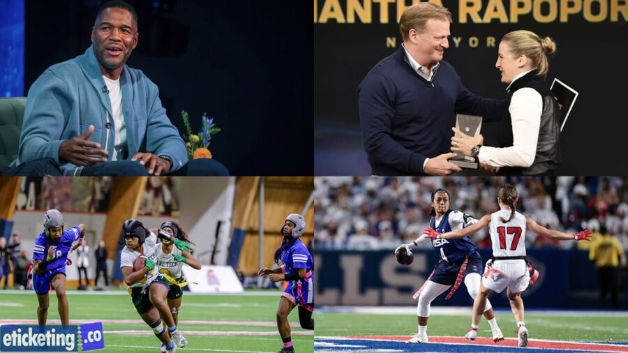 Summer Games Tickets: Strahan Helps Launch 500K Womens Flag Football Tournament Before LA 28